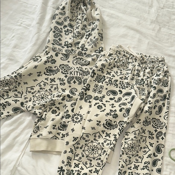 Kith Paisley Print Hoodie and Joggers